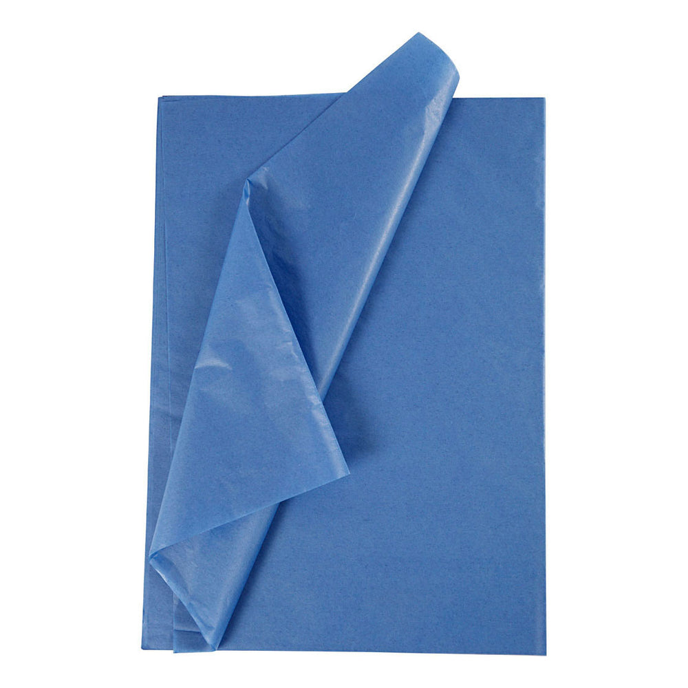 Creativ company tissuepapier blauw 10 afgesloten 14 gr, 50x70cm