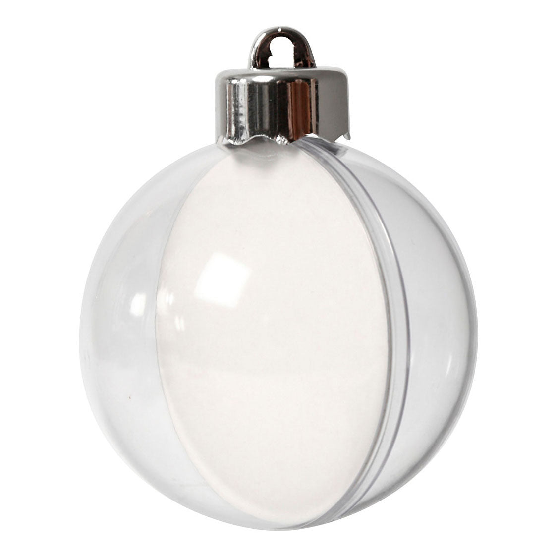 Creative company decoballen transparant 6cm, 8st.