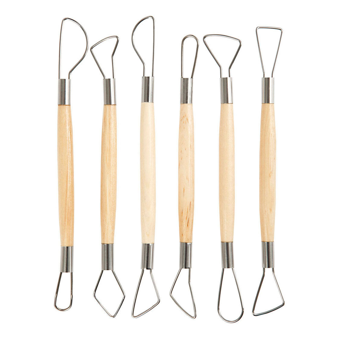 Creativ bedrijfsmirettes set ronde kanten, 6st.