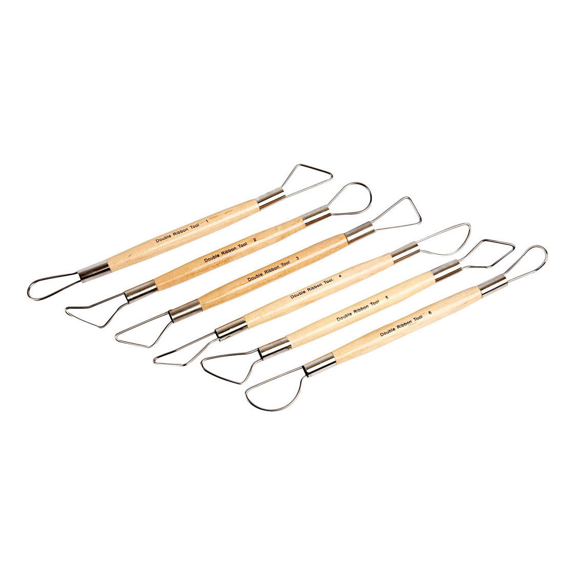 Creativ bedrijfsmirettes set ronde kanten, 6st.
