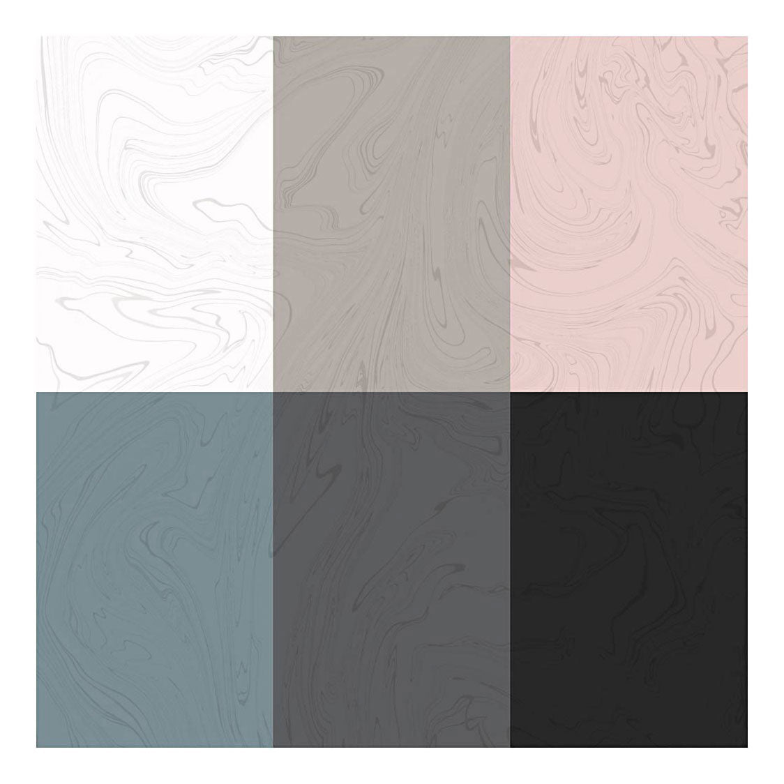 Creativ company magisch marmer verf pastelkleuren, 6x20ml