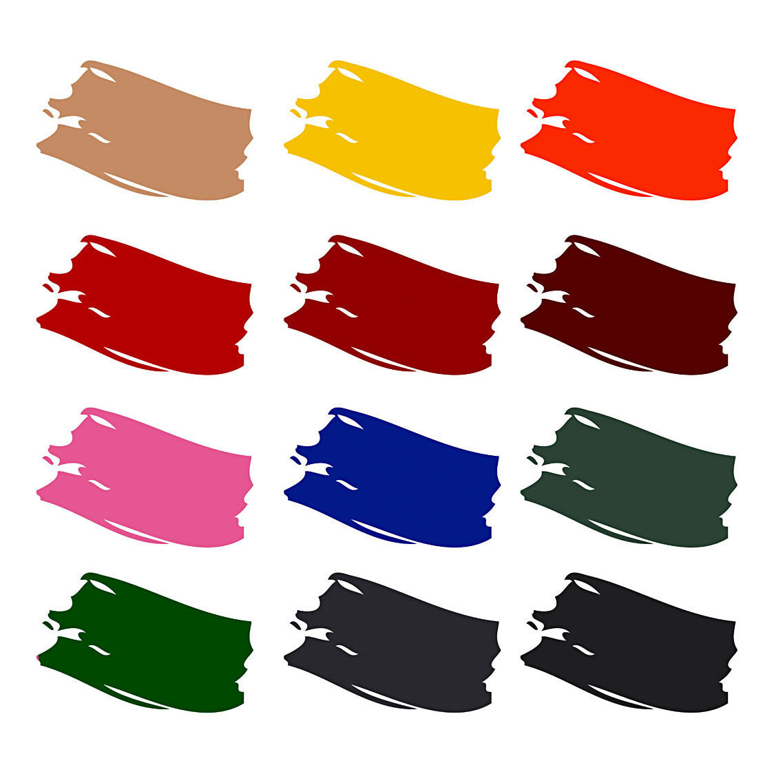 Creativ company textielkleur semi-dekkende textielverf, 12x50ml