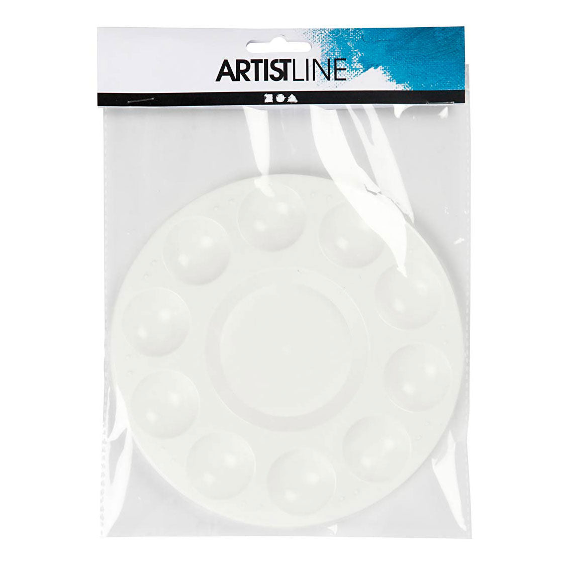 Creativ company verfpalet wit, 17cm