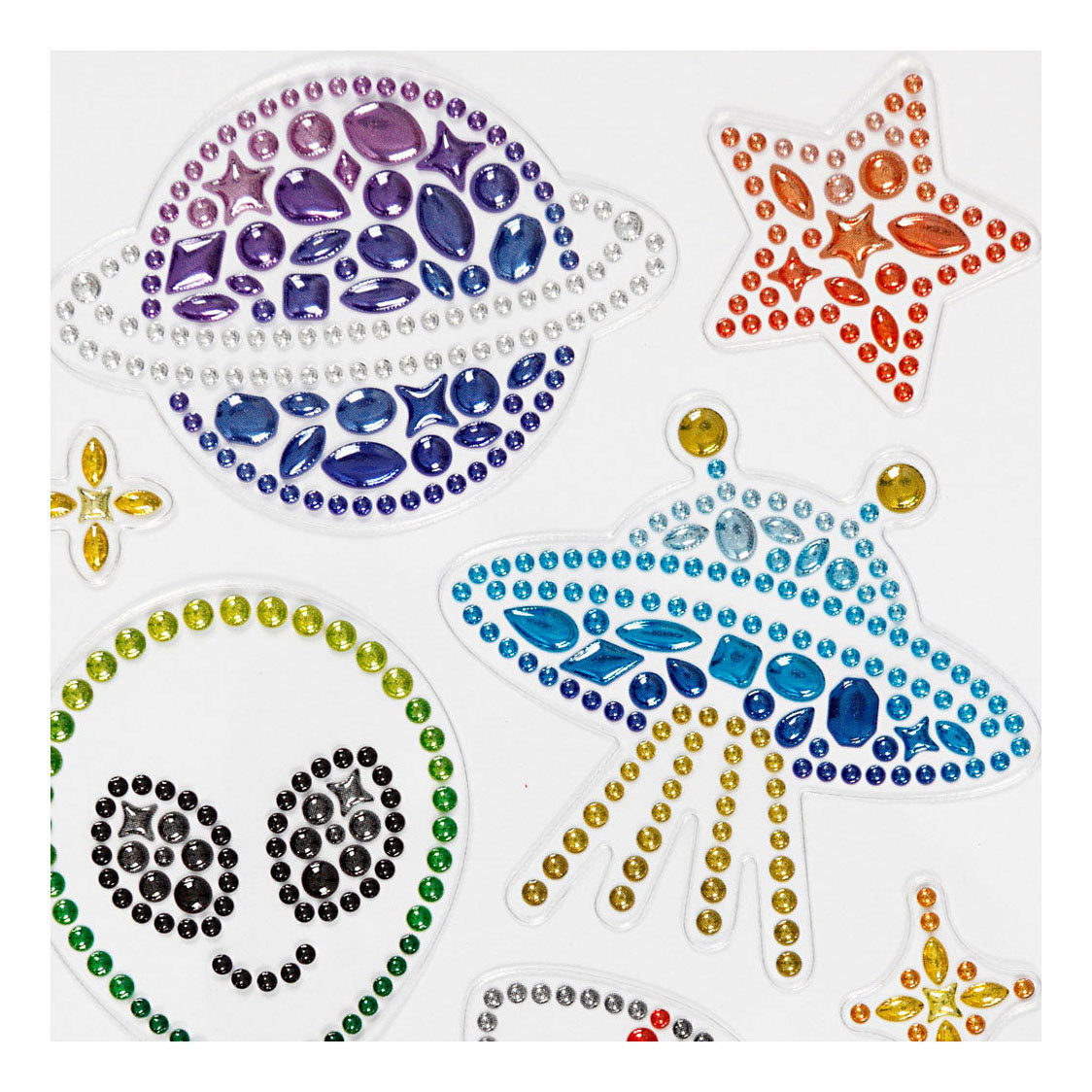 Creative company diamantstickers ruimte, 1 vel