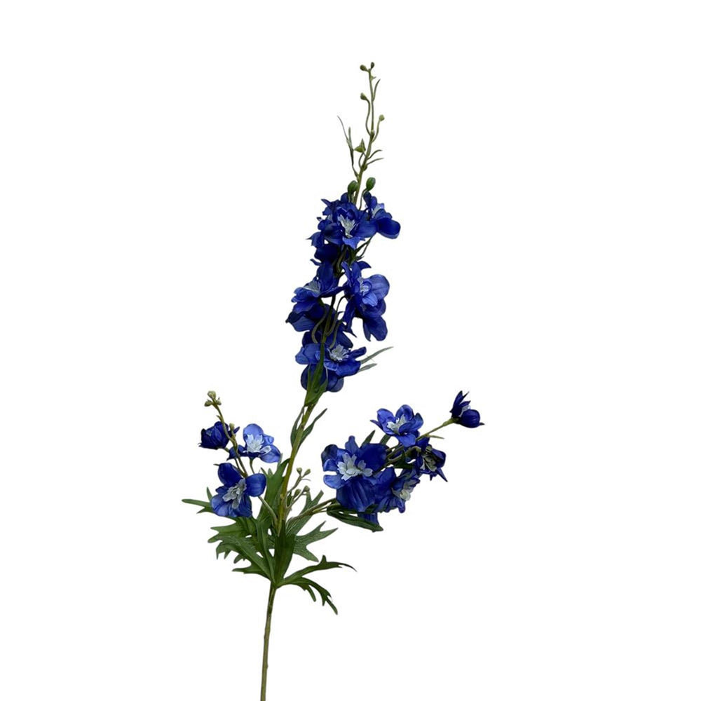 Roberts collection kunstbloem delphinium spray 100cm donkerblauw
