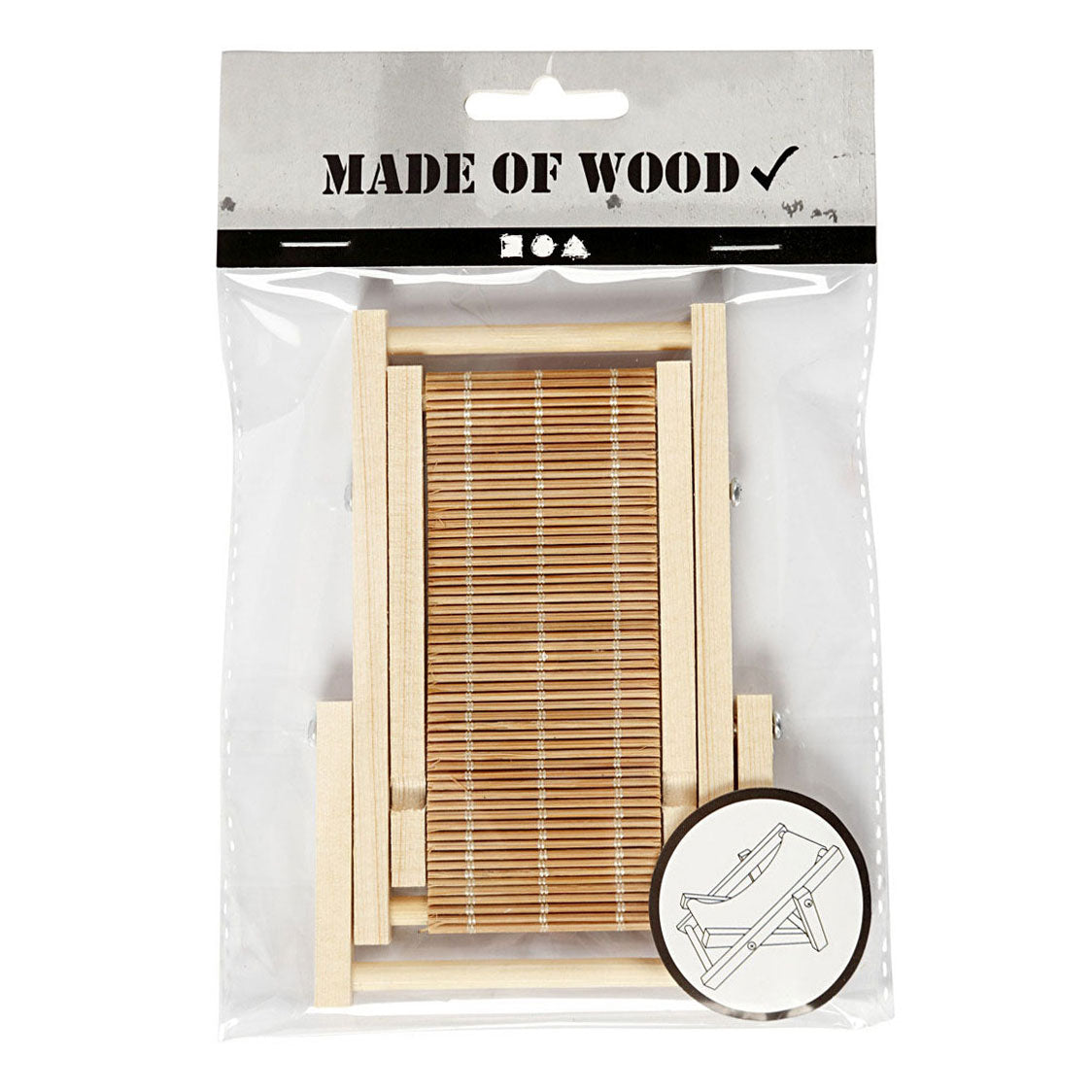 Creativ Company Wooden Mini Deck Chair