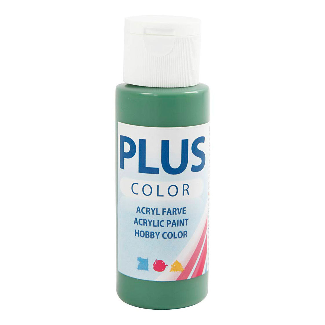 Creative company plus kleur acrylverf bosgroen, 60ml