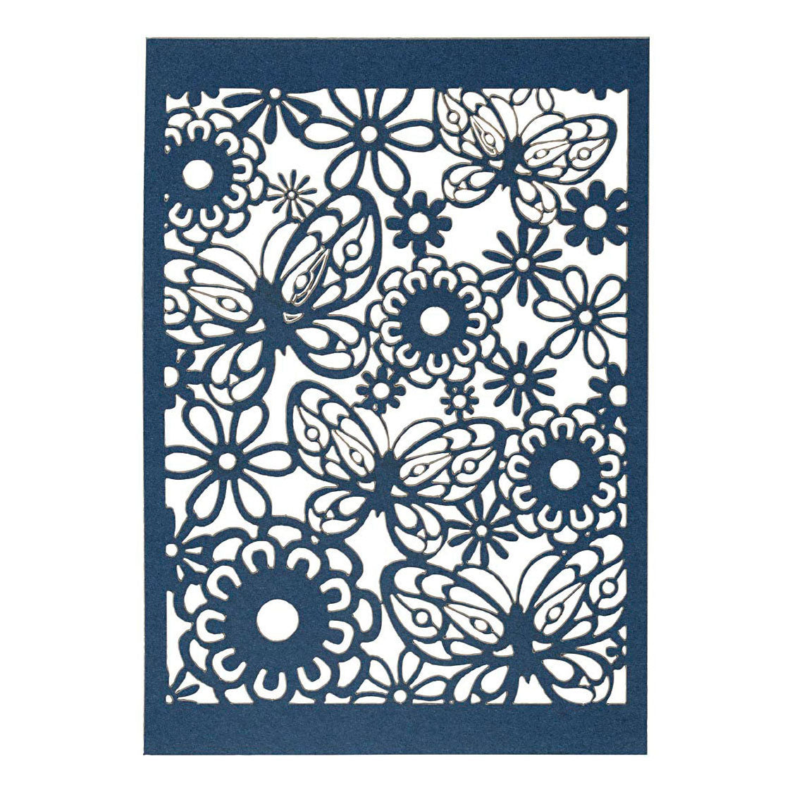 Creatief bedrijf patroonkarton blauw, 10st.