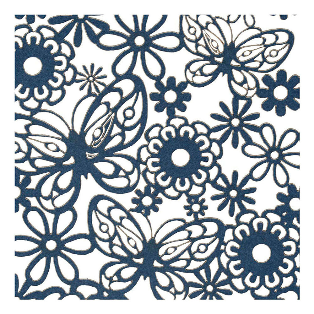 Creatief bedrijf patroonkarton blauw, 10st.