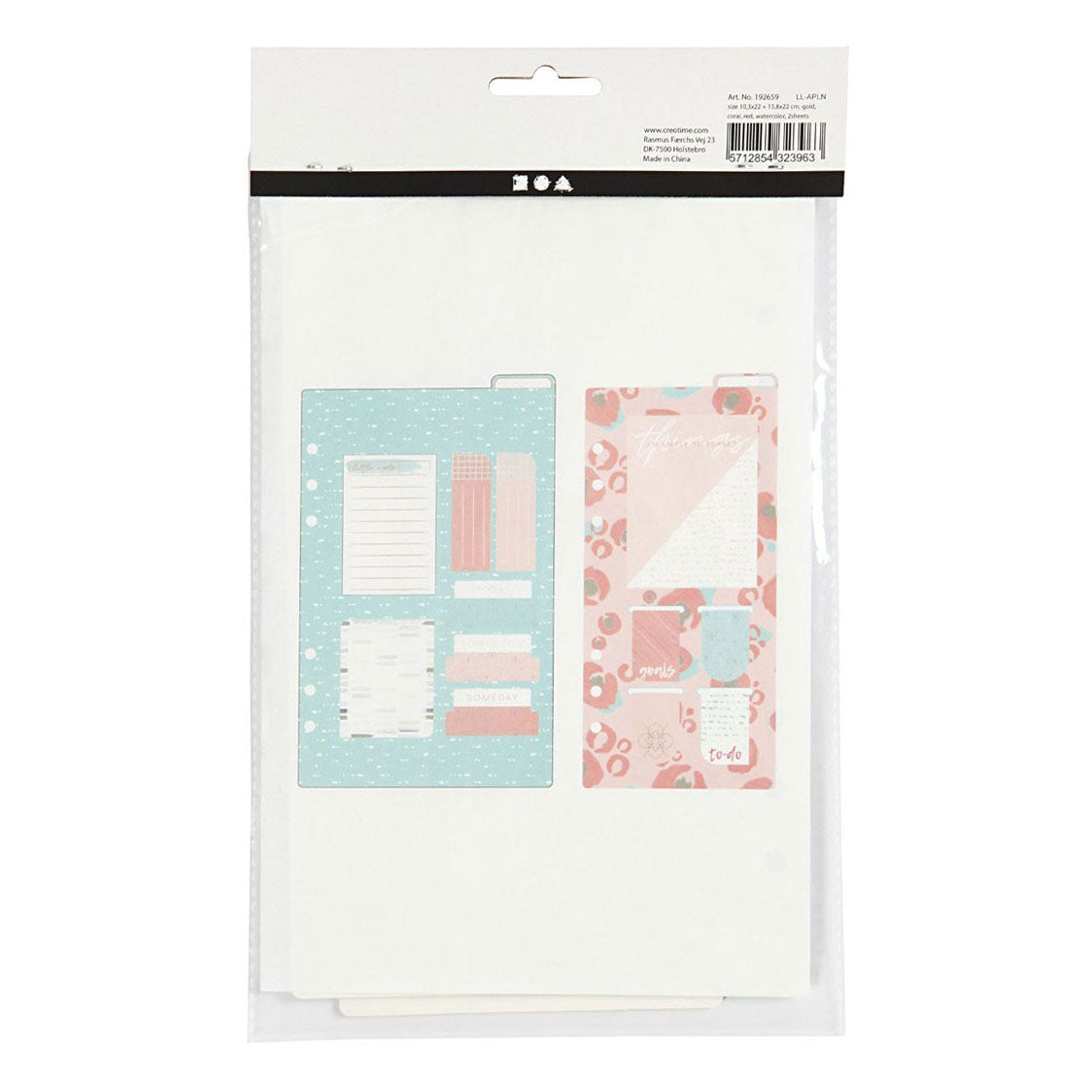 Creatief bedrijf plakmemo en boekenlegger set 1