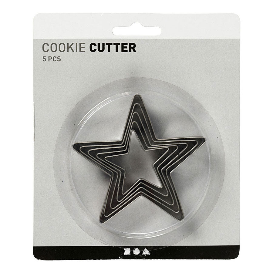 Creatief bedrijf uitsteekvormen ster, 5st.