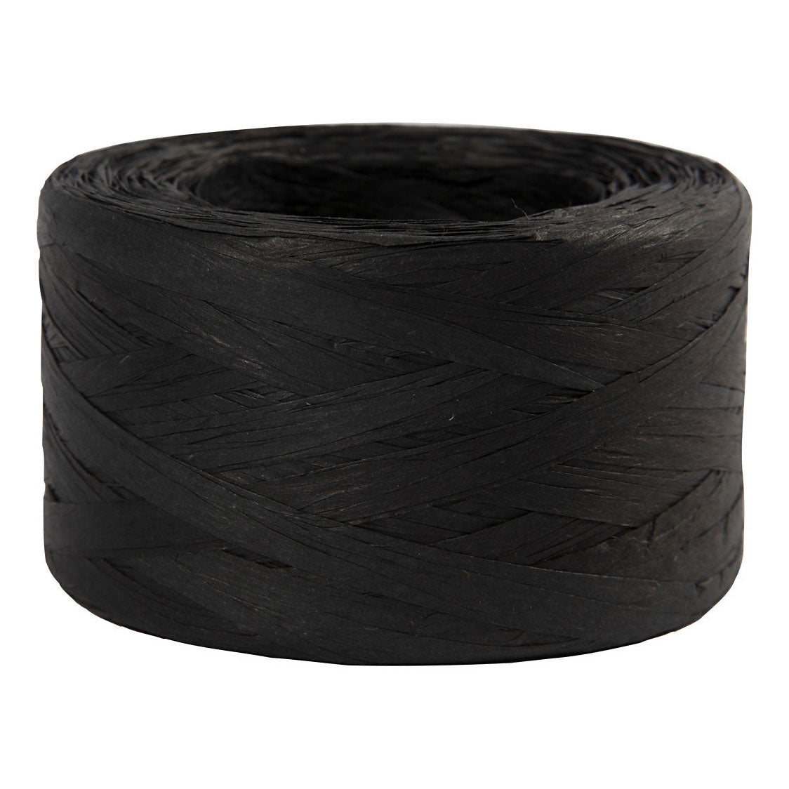 Creativ company papier raffia garen zwart, 100m
