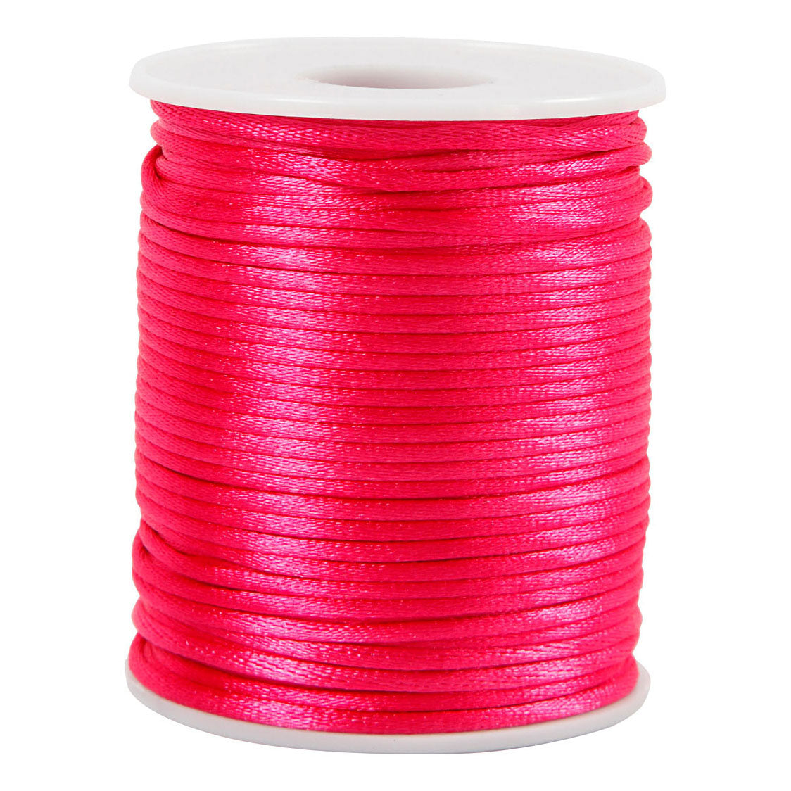 Creatief bedrijf satijnkoord roze, 50m