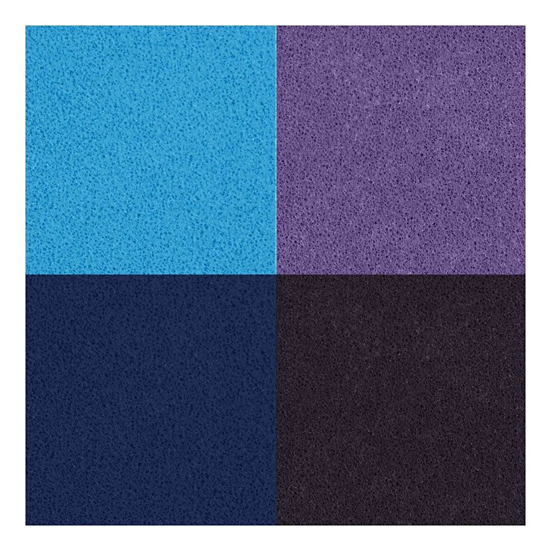 Creatief bedrijf stempelinkt blauw tinten paars, 4st.