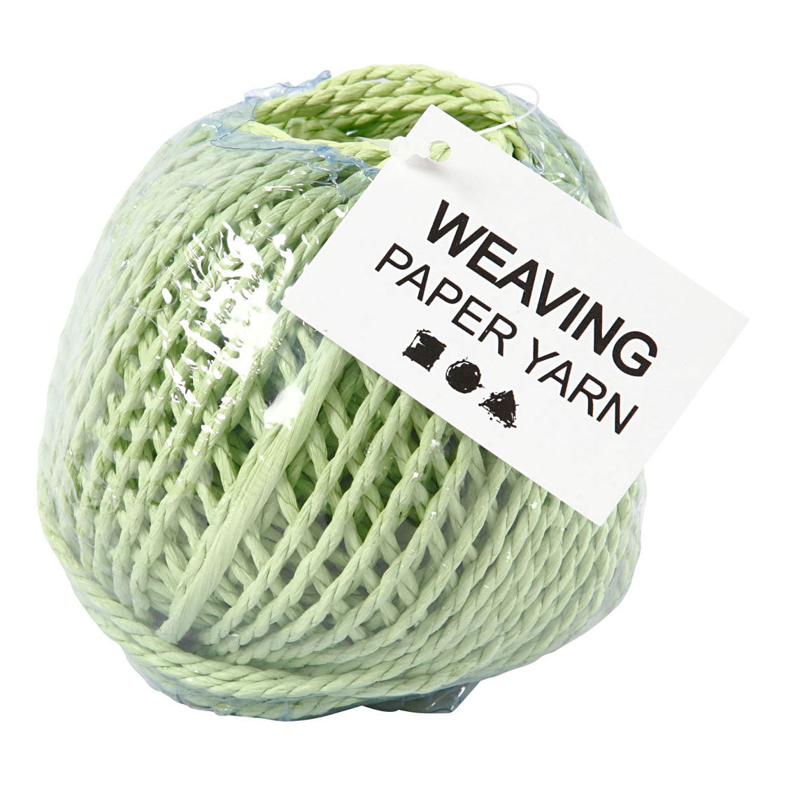 Creatief bedrijf papiergaren lichtgroen, 40m