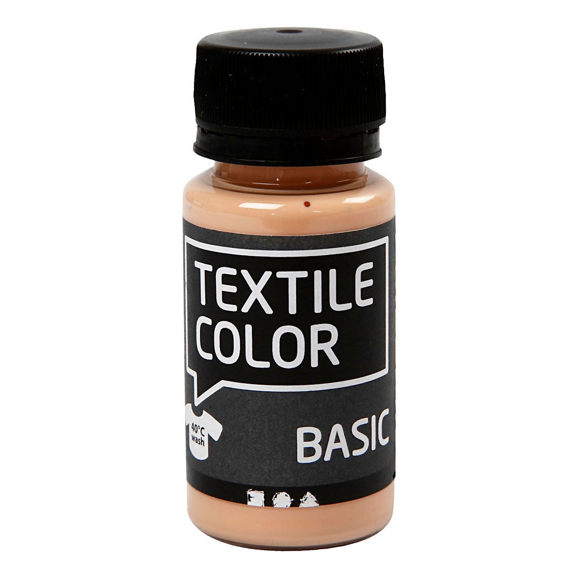 Creativ company textielkleur semi-dekkende textielverf - lichtbeige, 50ml