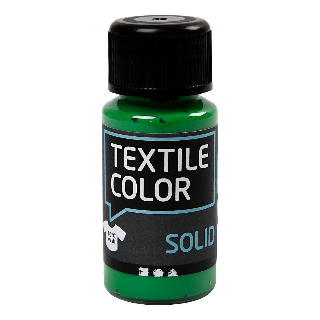 Creativ company textielkleur dekkende textielverf - briljant groen, 50ml