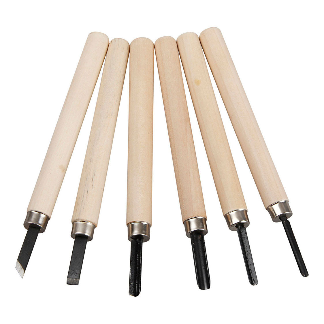 Creatief bedrijf houtsnijset, 6st.