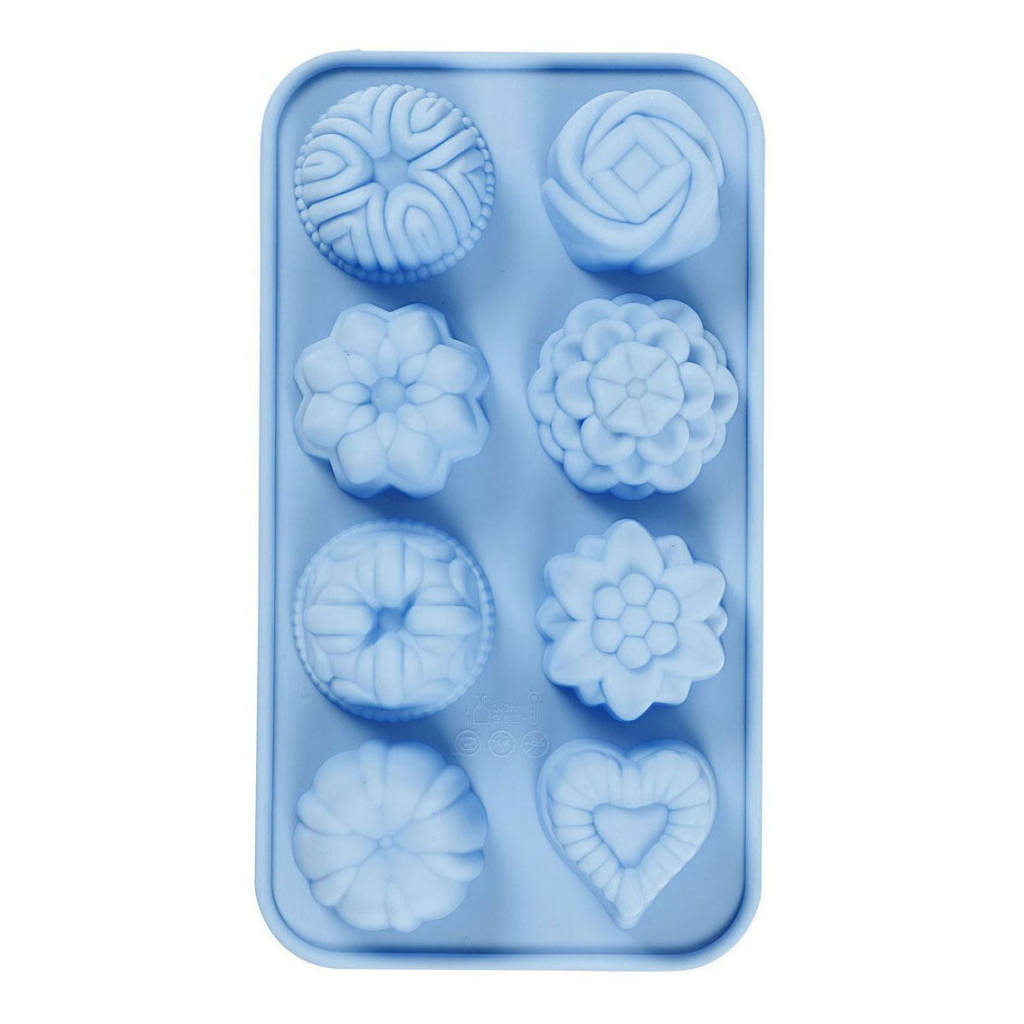 Creatief bedrijf siliconen gietmal cakejes blauw