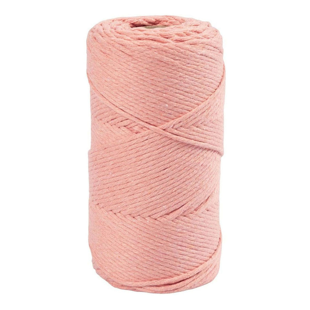 Creativ company macramékoord - roze, 198m