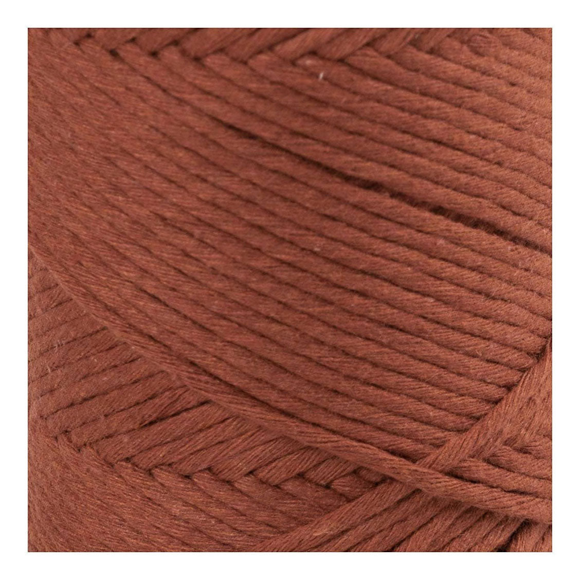 Creativ company macramé koord - gebrand oranje, 198m