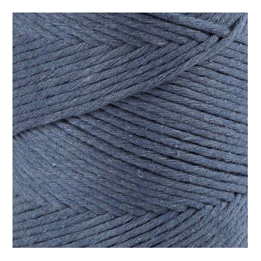 Creatief bedrijf macramékoord - blauw, 198m