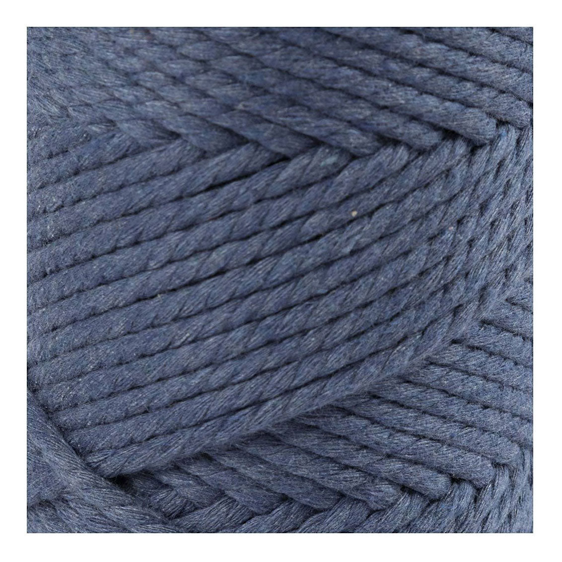 Creatief bedrijf macrame koord blauw, 55m