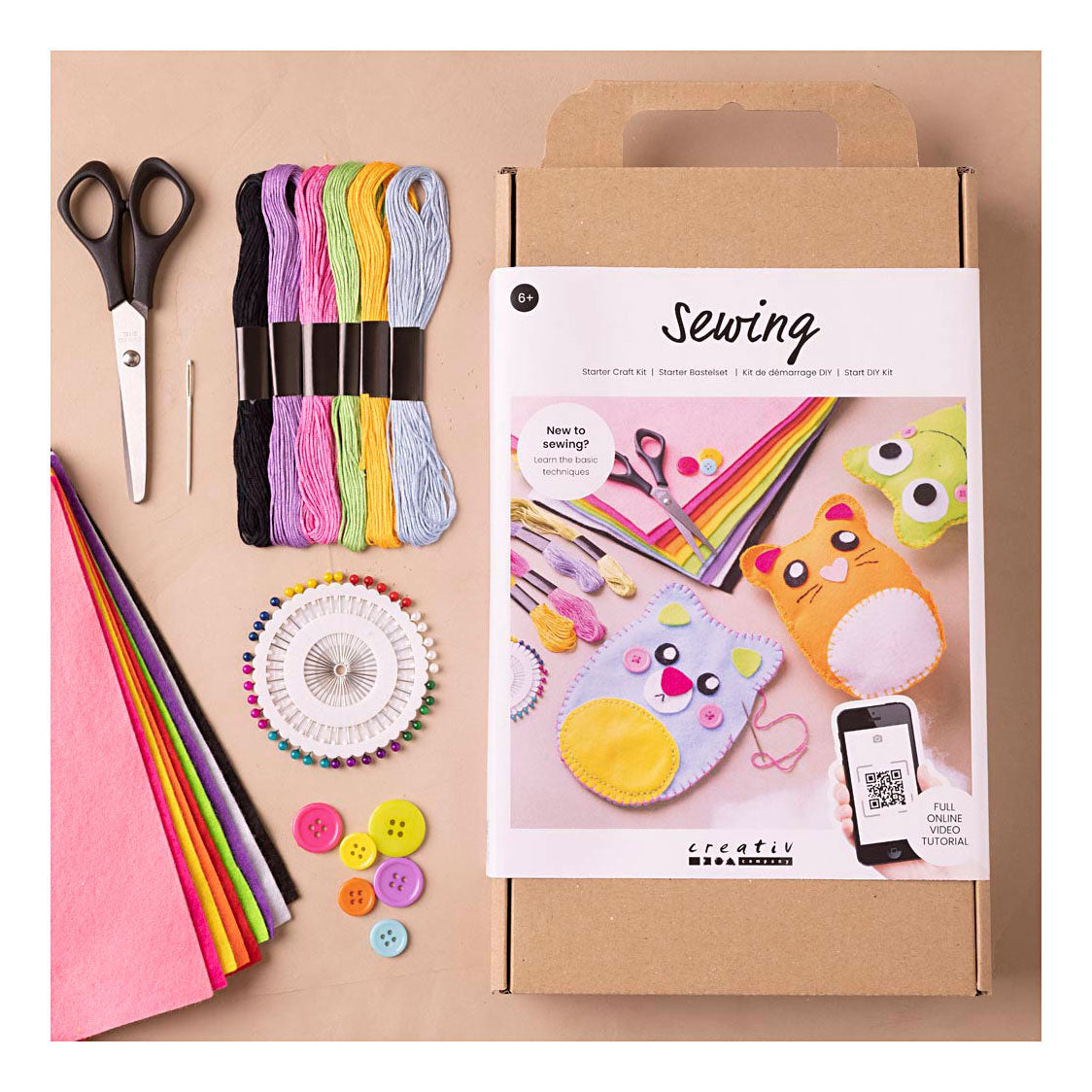Creatief bedrijf starter hobbyset naaien