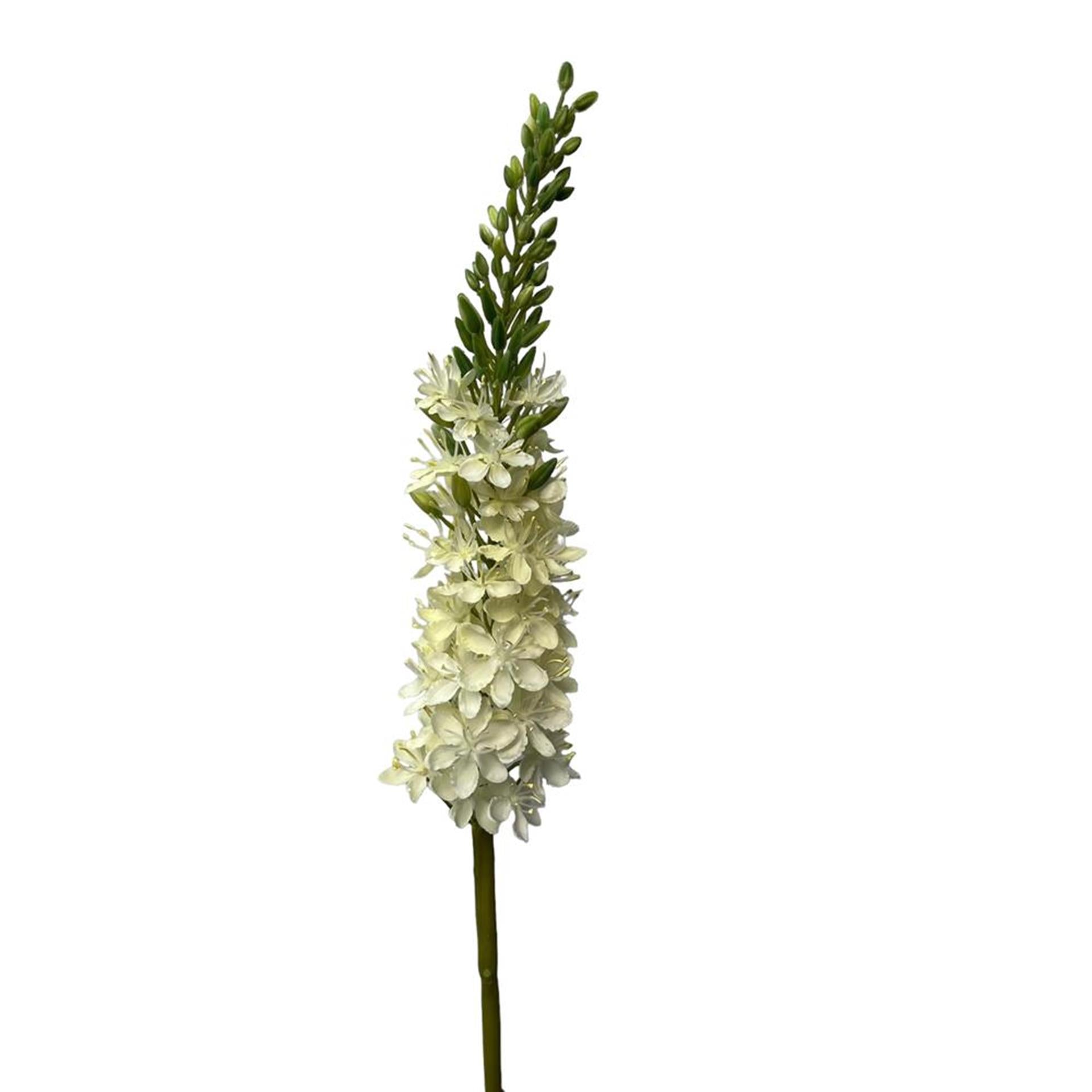 Roberts collection kunstbloem eremures spray 82cm wit