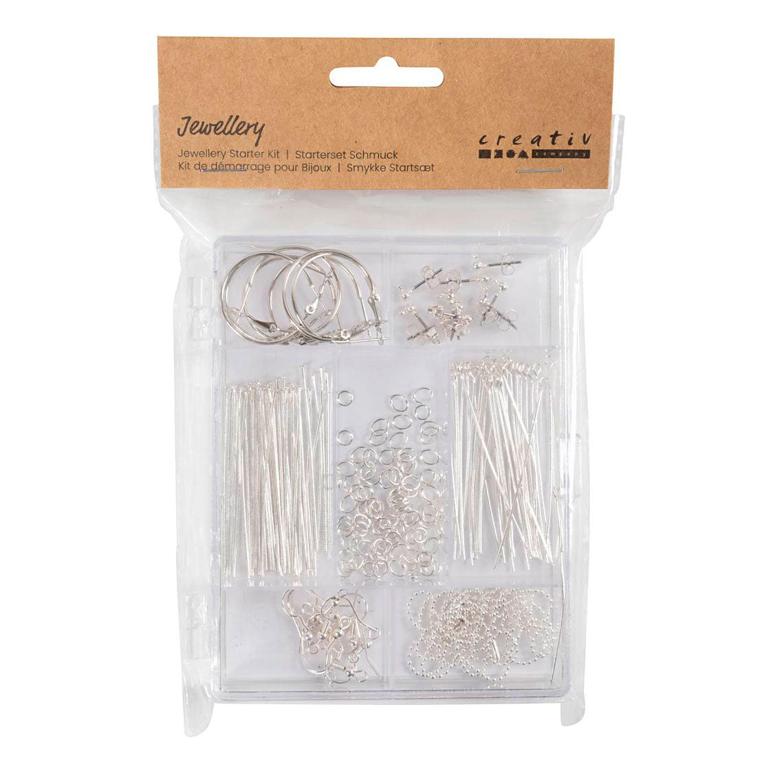 Creative company sieraden verzilverd startset