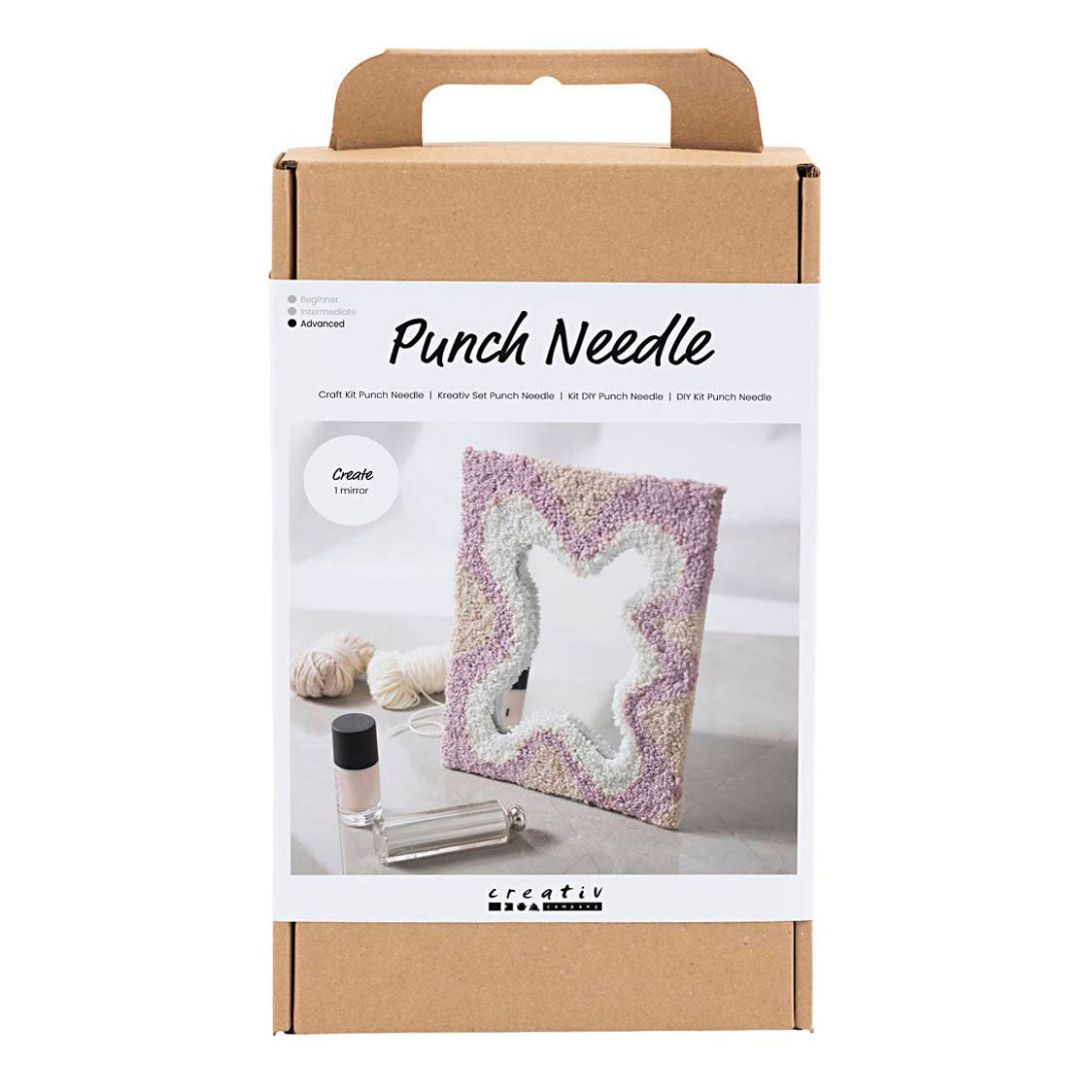 Creativ company hobbyset punchnaald spiegelformaat
