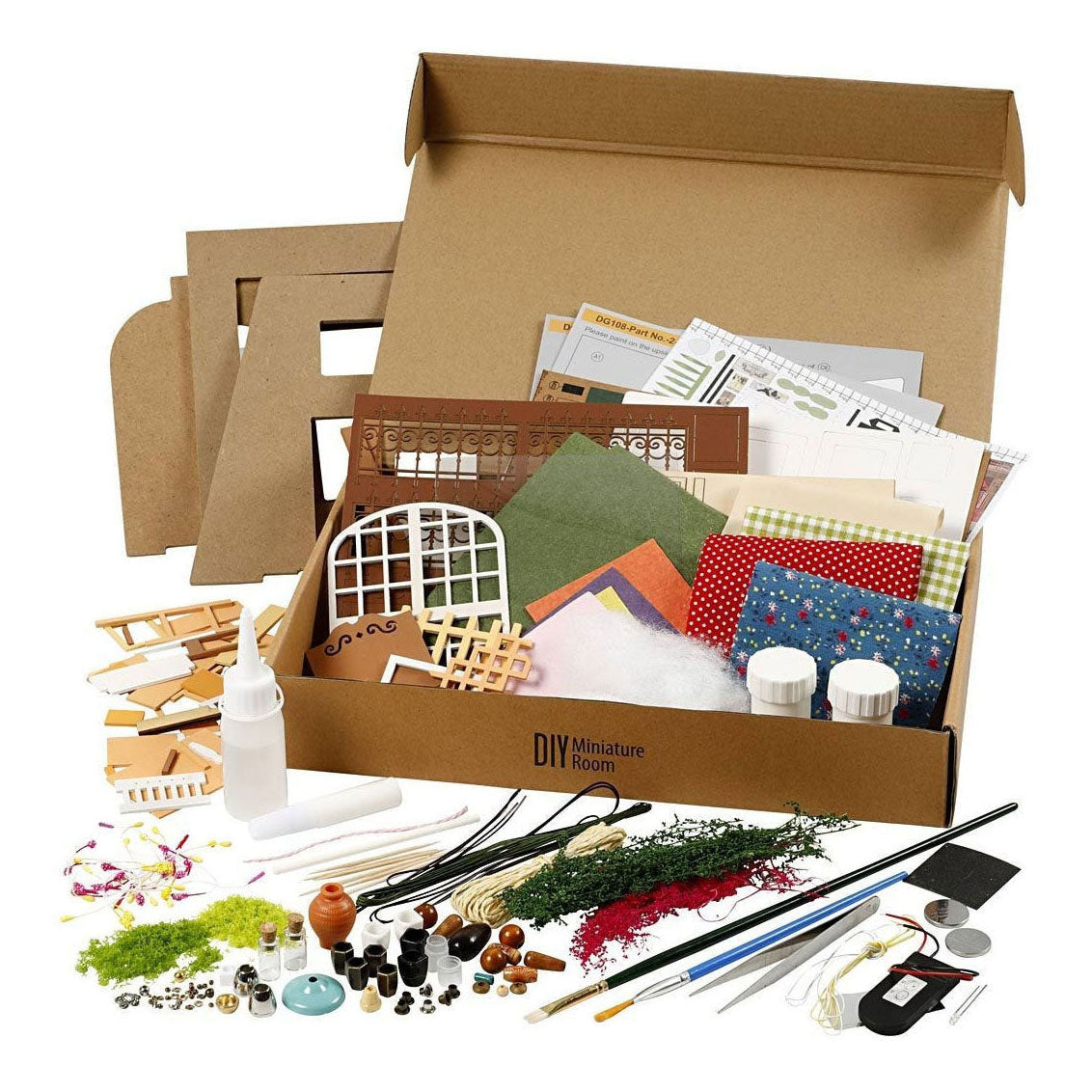 Creatief bedrijf diy miniatuur kamer tuin knutselset