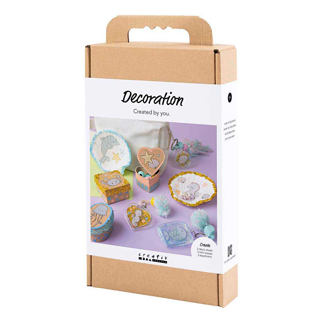 Creativ company https: www.cchobby.nl hobbyset-decoratie-dozen-schelpen-sleutelhangers-pastelkleuren-1-doos