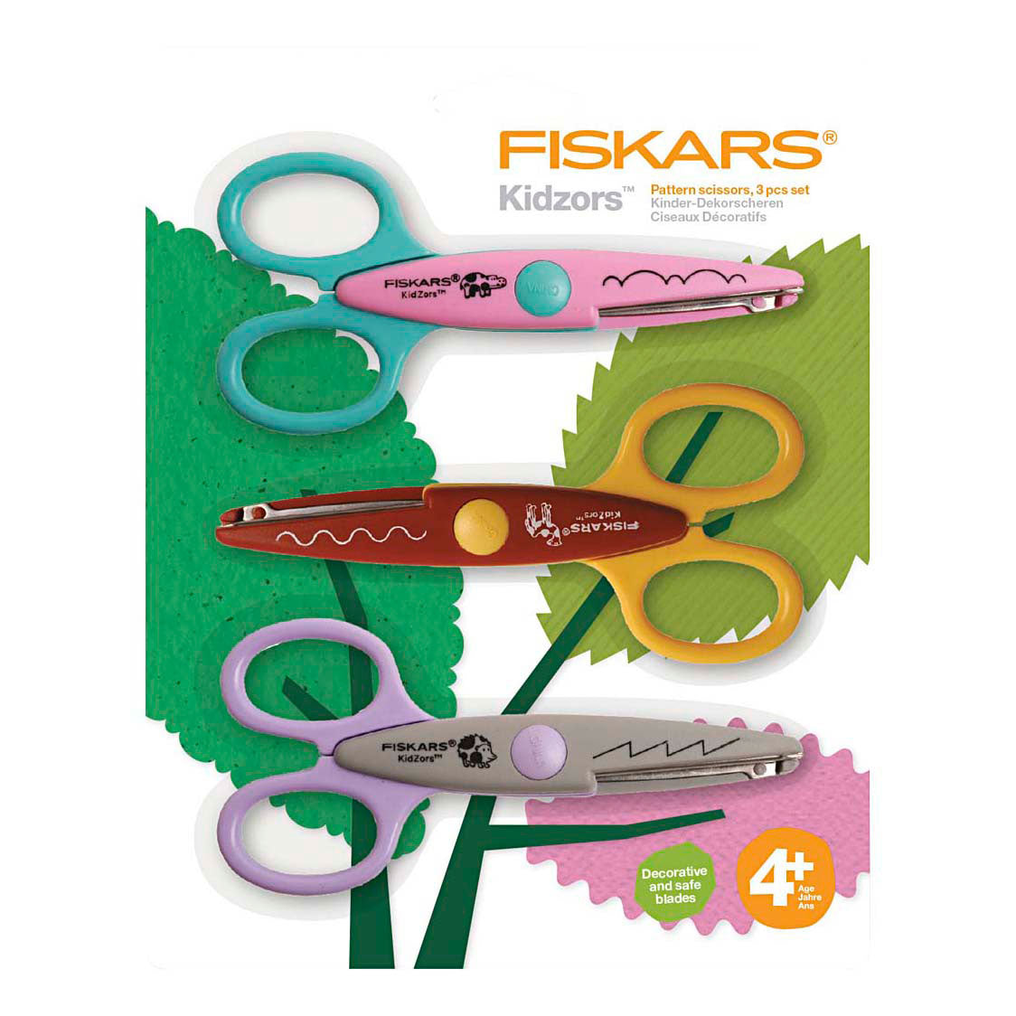 Creativ company https: www.cchobby.nl fiskars-kidzors-kartelscharen-nijlpaard-kameel-egel-3-stuk-1-doos