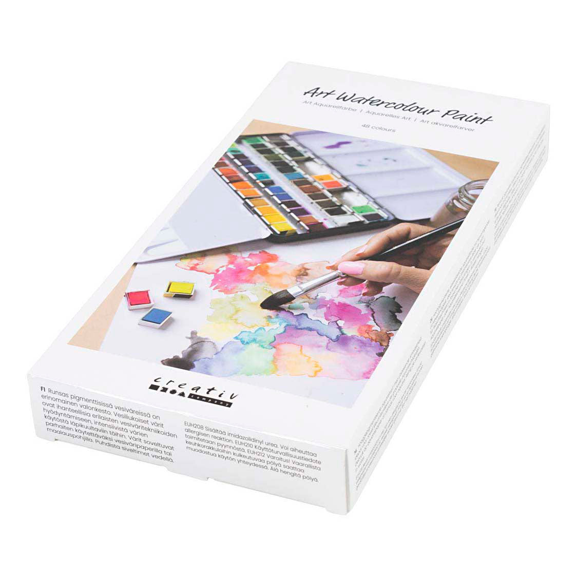 Creotime https: www.cchobby.nl art-aquarelverf-pan-afm-10x15x20-mm-standaardkleuren-48-kleur-1-doos