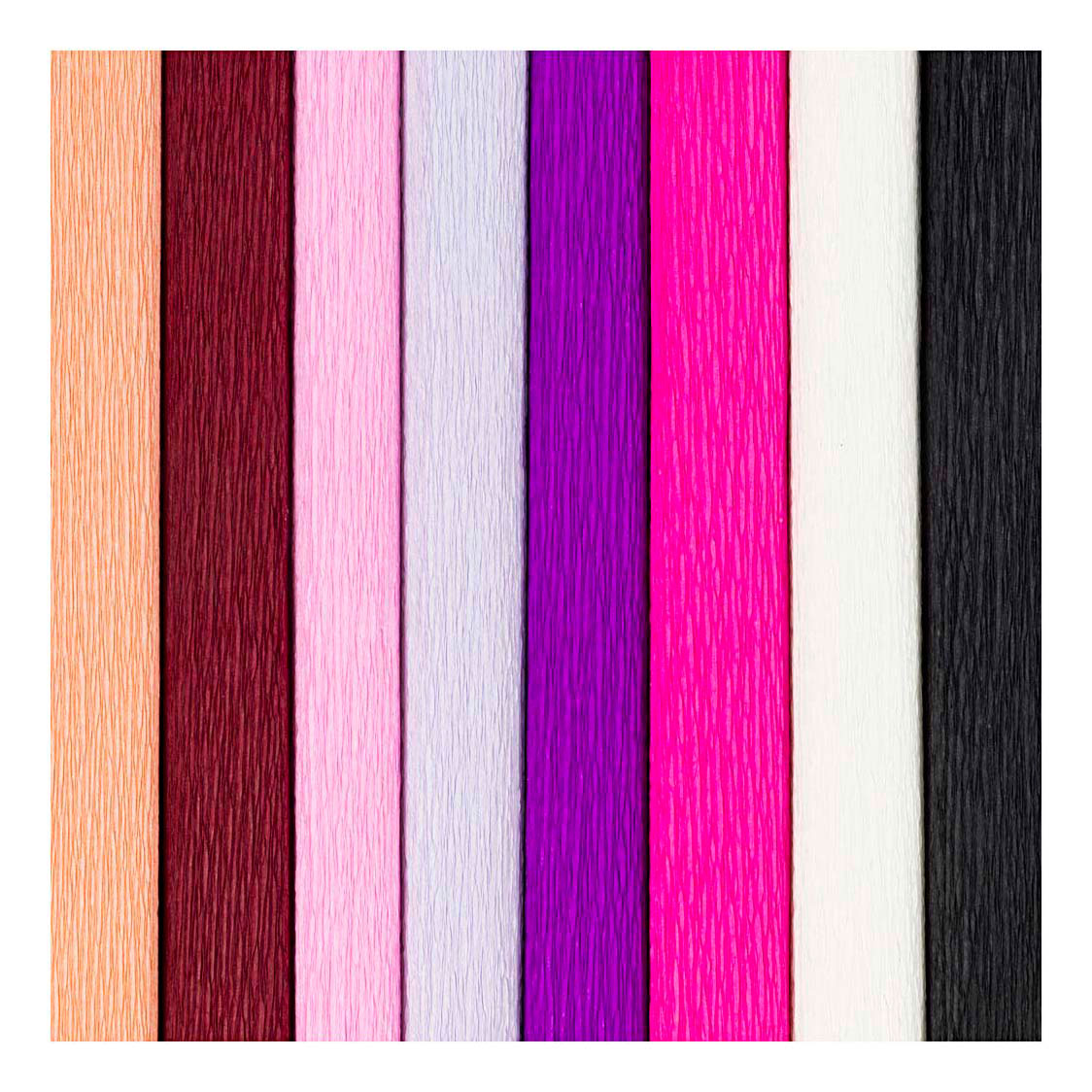 Creativ company crepepapier paars en roze harmonie - 8st.