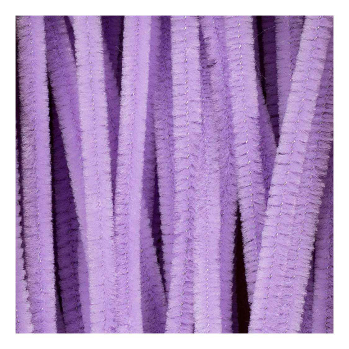 Creativ company chenille 6mm x 30cm paars - 50st.