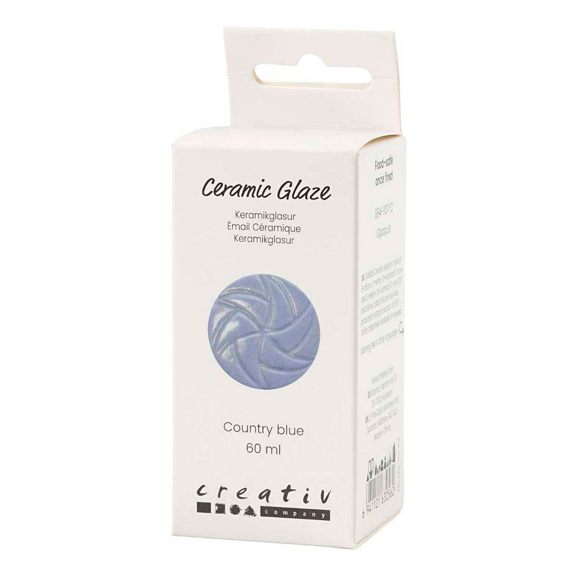 Creativ company https: www.cchobby.nl keramiek-glazuur-984-1101-c-dekkend-country-blue-60-ml-1-doosje