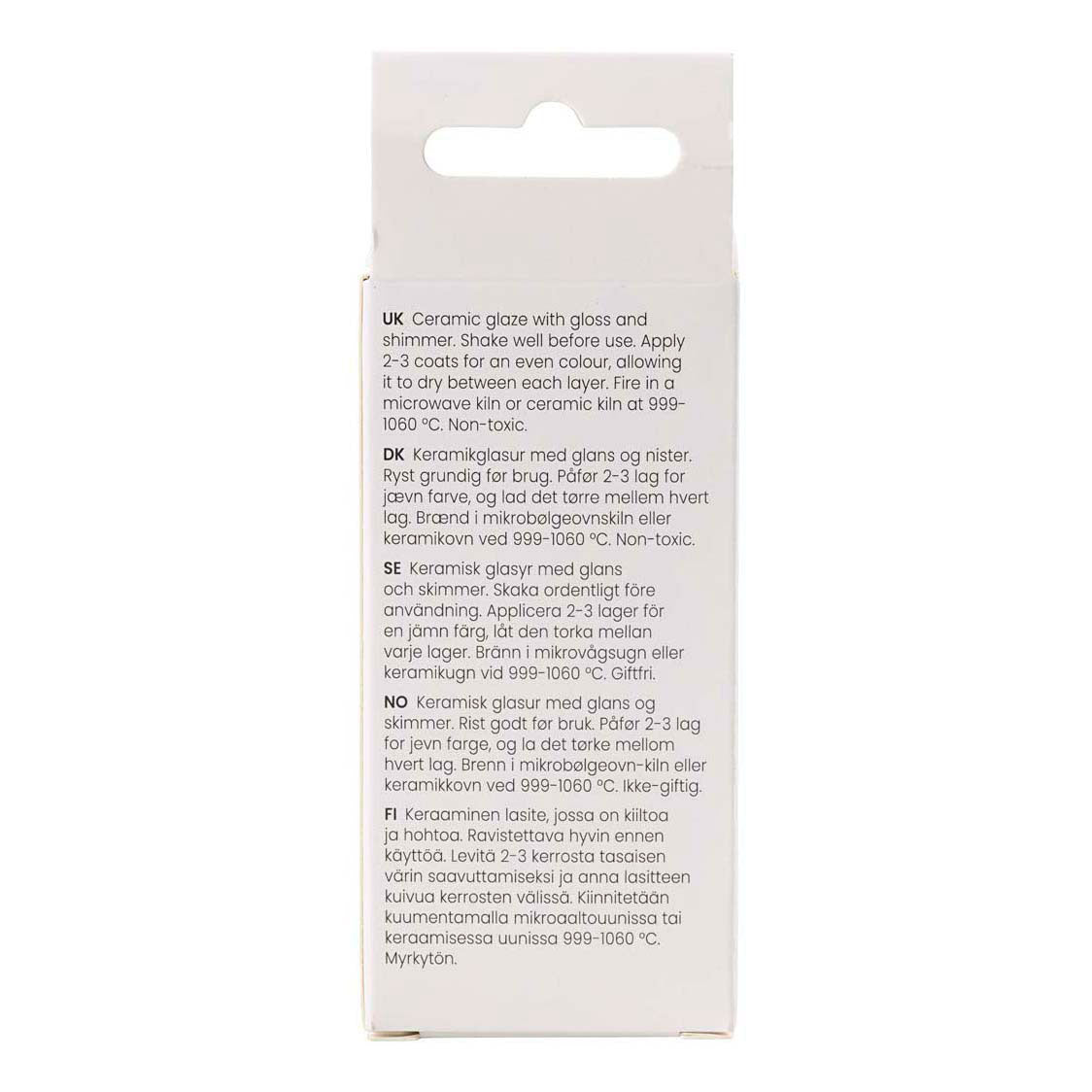 Creativ company gespikkeld keramiekglazuur, 999-1060 °c, dekkend, pinky, 60 ml 1 fles