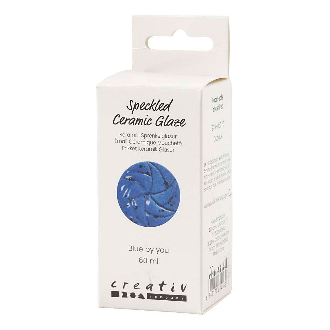 Creativ company https: www.cchobby.nl gespikkeld-keramiekglazuur-999-1060-c-dekkend-blue-by-you-60-ml-1-doosje