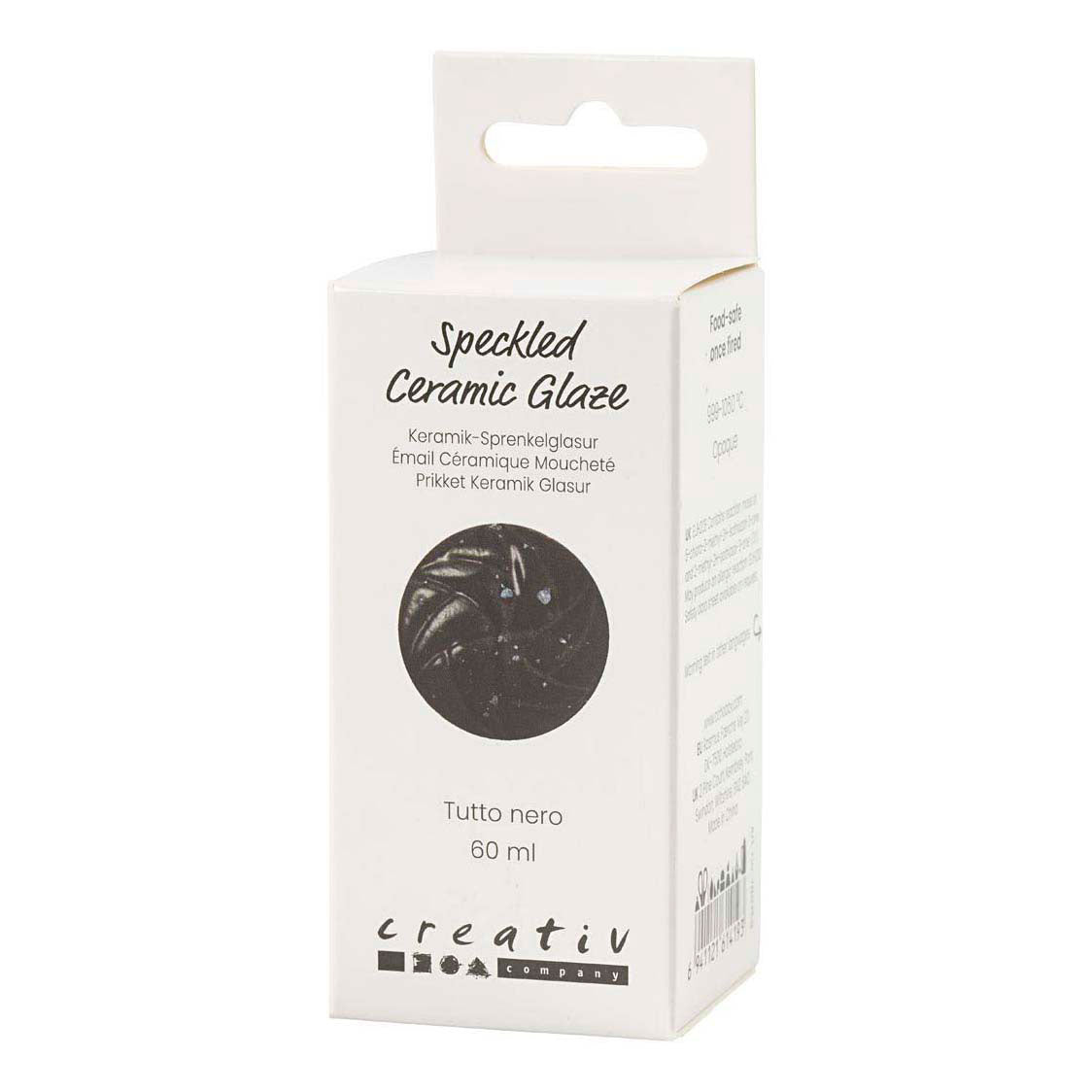 Creativ company https: www.cchobby.nl gespikkeld-keramiekglazuur-999-1060-c-dekkend-tutto-nero-60-ml-1-doosje