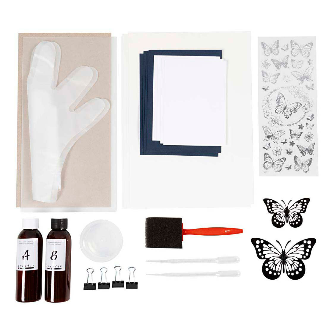 Creativ company hobbyset cyanotypie blauw