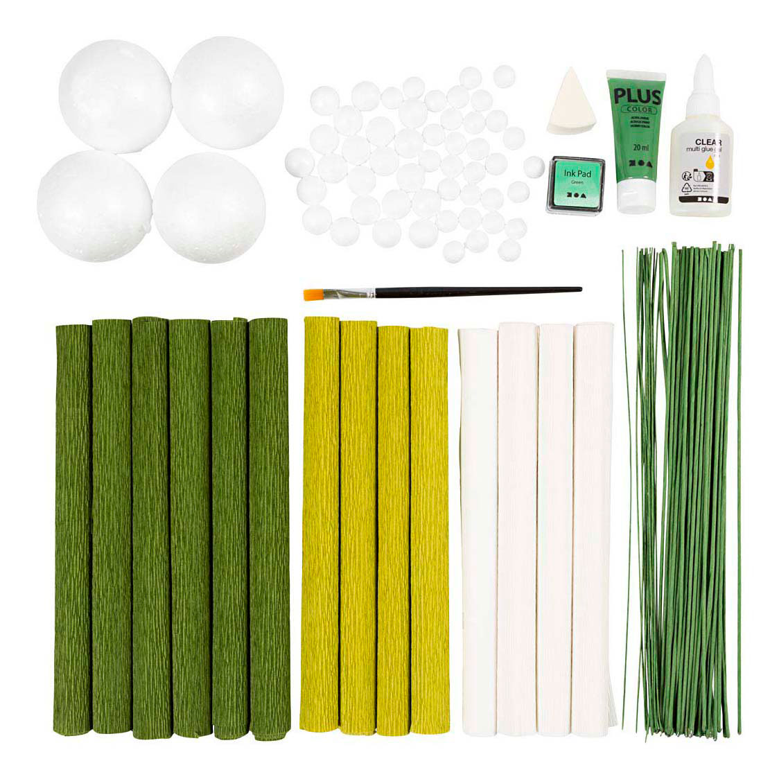 Creativ company maxi hobbyset bloemenboeket van crepepapier