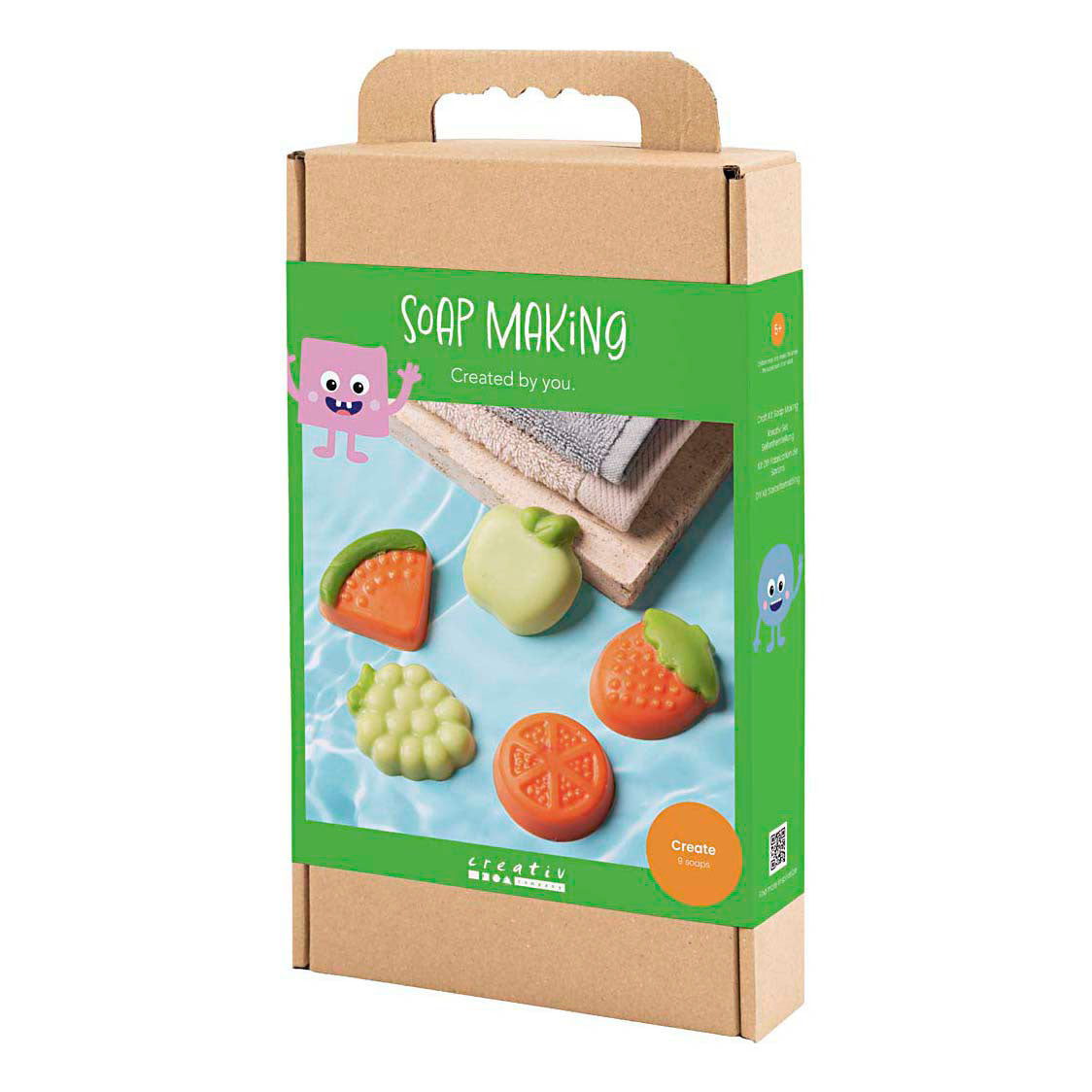 Creativ company https: www.cchobby.nl hobbyset-zeep-maken-fruit-groen-oranje-1-doos