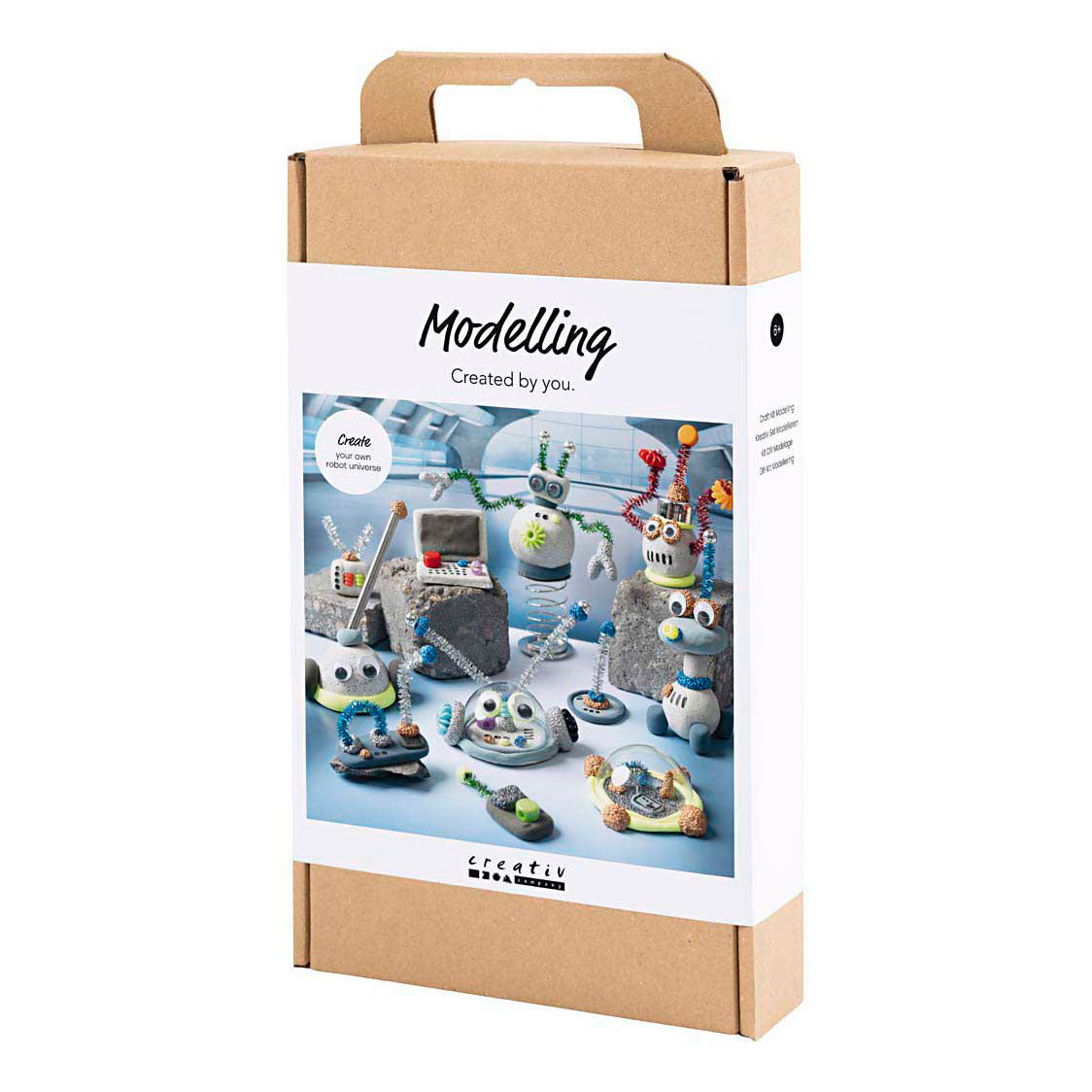 Creativ company https: www.cchobby.nl hobbyset-boetseren-robot-blauw-grijs-rood-verzilverd-1-doos