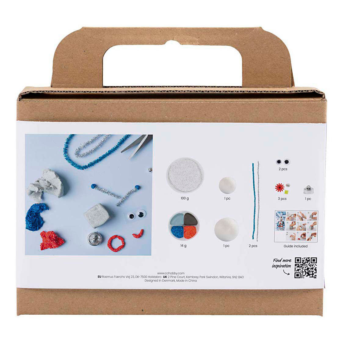 Creativ company https: www.cchobby.nl mini-hobbyset-boetseren-robot-blauw-grijs-rood-1-doos