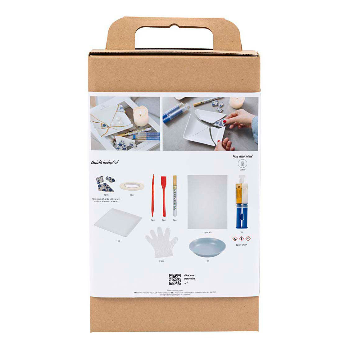 Creativ company https: www.cchobby.nl hobbyset-kintsugi-schaal-blauw-goud-wit-1-doos