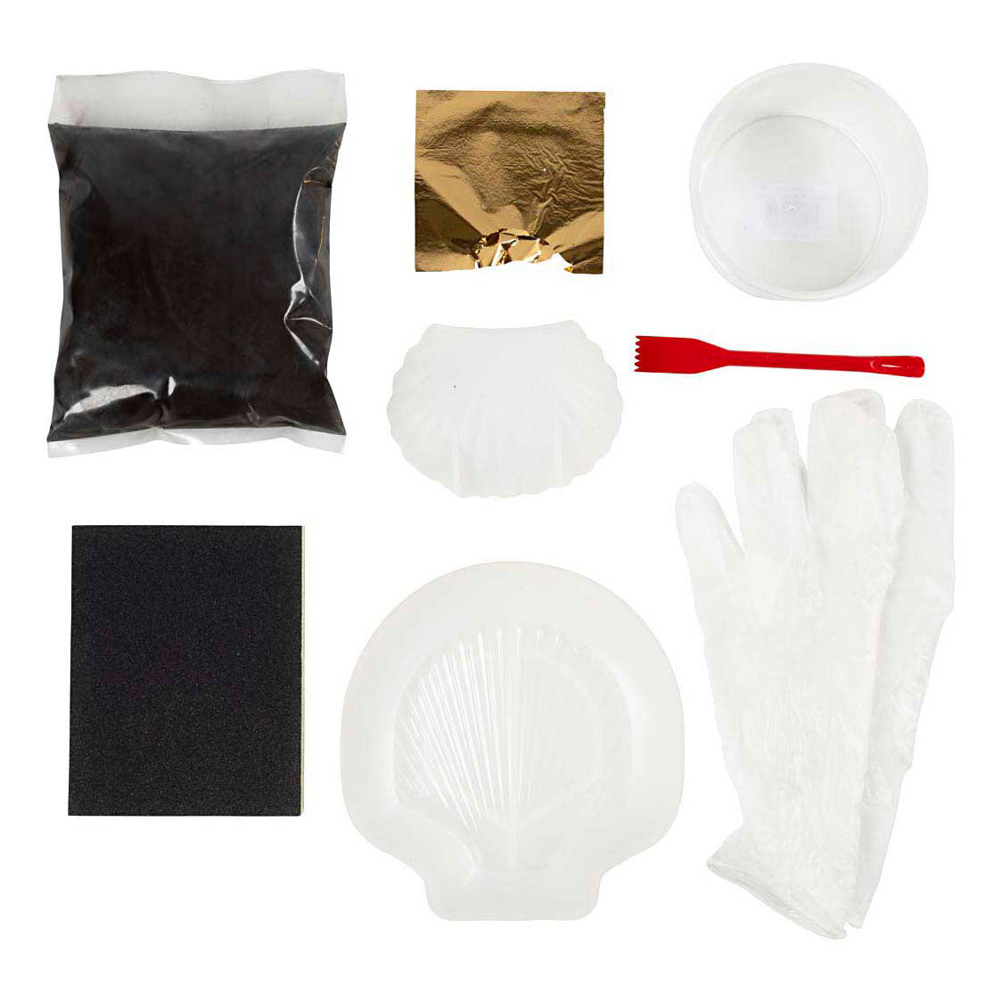 Creativ company hobbyset hars gieten mossel zwart goud