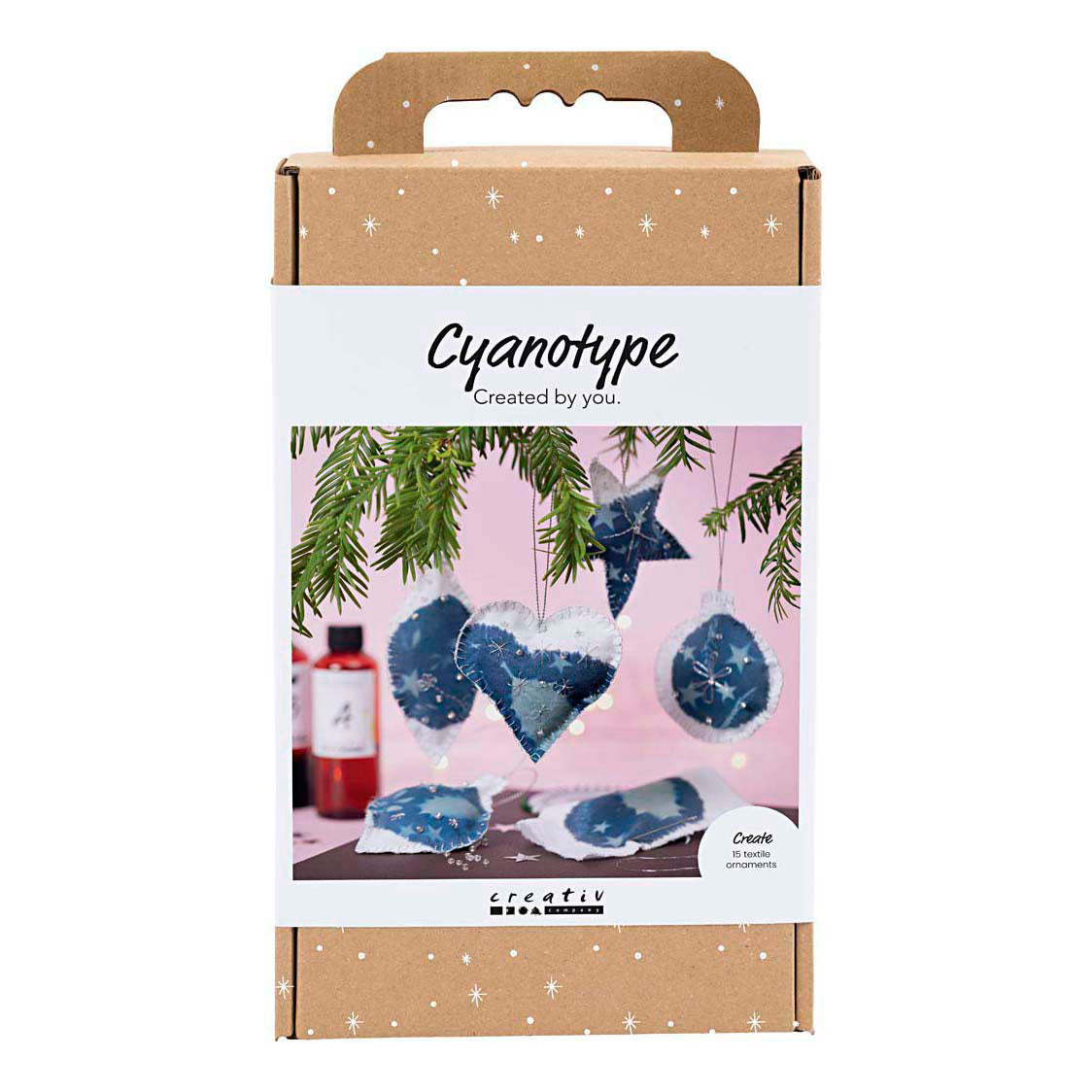 Creativ company https: www.cchobby.nl hobbyset-cyanotypie-kerstdecoraties-blauw-zilver-1-doos