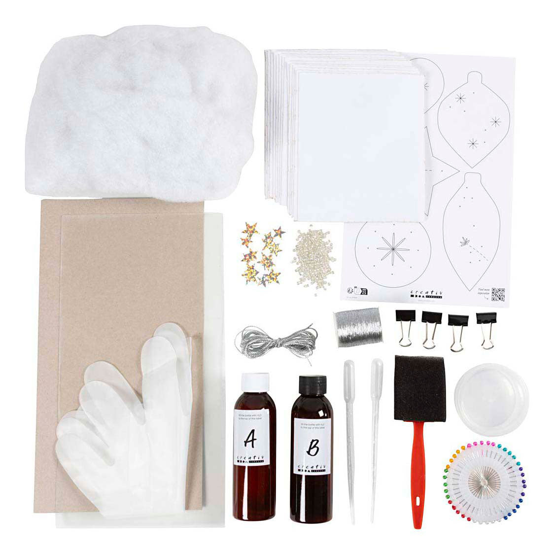 Creativ company https: www.cchobby.nl hobbyset-cyanotypie-kerstdecoraties-blauw-zilver-1-doos